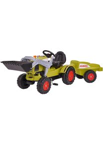 BIG Trettraktor »Claas Celtis Loader«, BxTxH: 46x169x54 cm, mit Trailer
