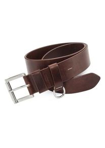 Kreis Ledermanufaktur Rindlederg&uuml;rtel D-Ring Dunkelbraun 115