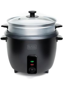 Black & Decker Black + Decker Reiskocher »bxrc1800e« schwarz, Dampfgarer Reiskocher mit 700Watt