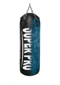 Super Pro Boxsack »Water-Air Punchbag« schwarz, Größe B/H: 35 cm x 100 cm, Kann zu Hause mit Wasser gefüllt werden -> gleichmäßige Verteilung und...