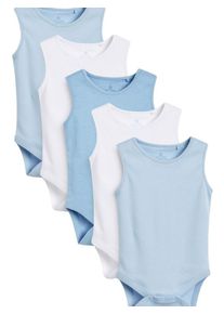 next Śpiochy/body błękitny / jasnoniebieski / biały Rozmiar 44