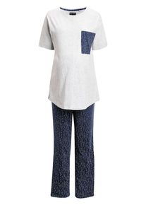 next Pyjama Damen navy / weiß Größe XS