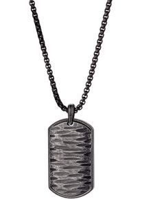 Firetti Kette mit Anhänger »Schmuck Geschenk Edelstahl Halsschmuck Halskette Dog Tag Crag Fels«