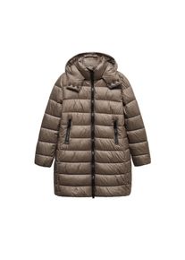 Mango Dames Winterjas 'BEGO' bruin L