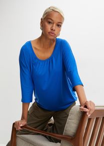 Oversized shirt - blauw - maat 32/34 (XS) - viscose - bonprix