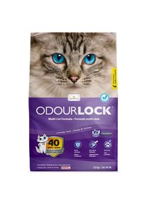 12 kg di lettiera per gatti ODOURLOCK alla lavanda