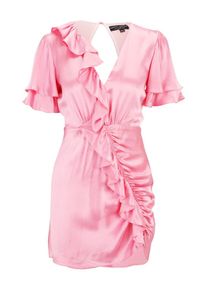 Dorothy Perkins Sukienka koktajlowa dla kobiet różowy pudrowy Rozmiar 36