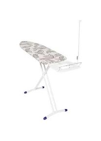 Leifheit Bügelbrett , Grau, Weiß , Textil , 76 cm Schubladen , 76 - 100 cm , Bezug abnehmbar und waschbar, Kabelhalterung, Bügeleisenablage, Abstellfläche für Bügelstation , Haushalt & Kleinelektro, Wäschepflege, Bügelbretter & Bezüge