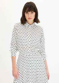 Bluse aus feinem Satin - weiß - Größe 46 - bonprix