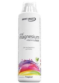 Best Body Nutrition Magnesium Vitamin Liquid, 500 ml Flasche