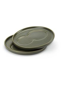 onomao Modulare Untertasse Mattgrün