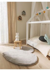 Lytte Tapis enfant Dave Gris 100x100 cm - Tapis pour chambre d'enfants/bébé