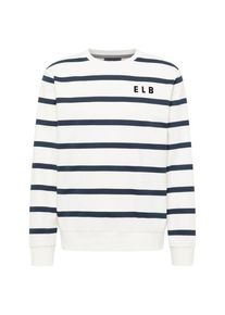 ELBSAND Mert Striped Sweatshirt Trui Heren (M |wit)