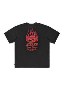 NIKE SB Tee T-Shirt black red Heren L