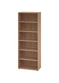 eurokraft pro Estantería, H x A 2154 x 800 mm, 5 baldas, nogal
