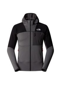 The North Face Stormgap Powergrid Hoodie Fleece jacket Men (S, grey/black)