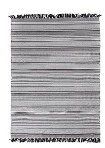 Î§Î±Î»Î¯ Royal Carpet Urban Cotton Kilim Samaira Black White 160x230