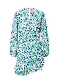 River Island Dames Jurk lichtblauw / groen / wit 40