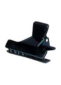 Efalock Professional Haarstyling Haarnadeln und Haarklammern Abteilklammern Schwarz 12 Stk.