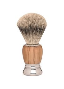 ERBE® ERBE Shaving Shop Rasierpinsel Premium Milano Rasierpinsel Silberspitz Olivenholz 1 Stk.