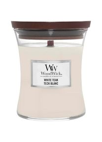WoodWick Raumdüfte Duftkerzen White Teak Medium Jar 275 g