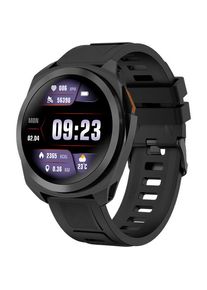 Smartwatch CANYON Maveric SW-83, Ecran IPS 1.32inch, GPS, Autonomie 7 zile, Monitor sanatate, ritm cardiac, somn, Waterproof IP68 (Negru)