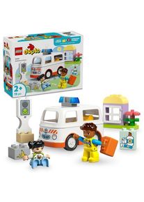 LEGO&reg; DUPLO - Ambulanta si sofer 10447, 19 piese