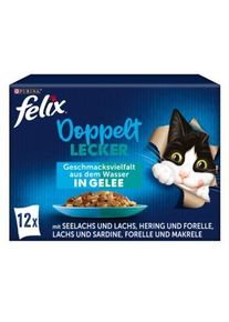 FELIX Doppelt Lecker 12x85g Geschmacksvielfalt aus dem Wasser