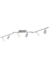Neuhaus Pure Led-Strahler , Alufarben , Metall, Kunststoff , Uni , länglich , 104x24x161 cm , Farbtemperaturwechsler , Lampen & Leuchten, Leuchtenserien
