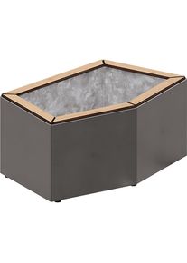 PROCITY Plantenbak KAIRO, h x b x d = 472 x 1067 x 667 mm, antracietgrijs