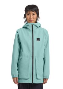 Jack Wolfskin damski płaszcz przeciwdeszczowy Terraview 2L Parka Women XL soft jade