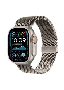 Smartwatch Apple Watch Ultra 2 GPS + Cellular, 49mm Titanium Case with Milanese Loop, Small (Argintiu)