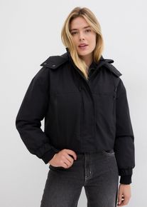 Veste outdoor raccourcie déperlante - noir - taille 40 - bonprix