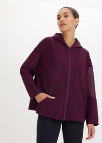 Veste de sport avec mesh transparent oversize - violet - taille 38/40 (S) - bonprix