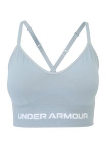 Under Armour Sport-BH 'Vanish' Damen hellblau / offwhite Größe S