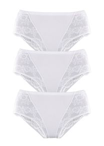Petite Fleur Majtki modelujące dla kobiet biały Rozmiar XXXL