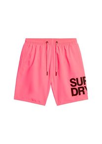 Superdry Shorts de bain Homme rose taille S