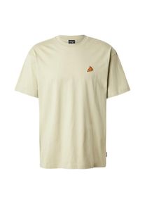 Iriedaily T-Shirt 'Pizza Slice' Herren gelb / pastellgrün / rot Größe S