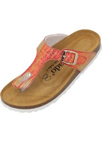 Palado by Sila Sahin Dames Teenslipper 'Kos Disco' goudgeel / lichtrood 42