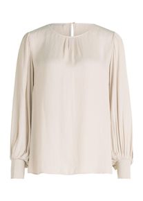 Betty Barclay Satin-Bluse langarm Damen grau Größe S