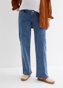 Jeans prémaman in cotone biologico loose fit, Blu, Taglia 46, bonprix