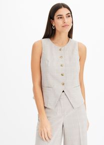 Gilet in principe di Galles - Grigio - Taglia 54 - bonprix