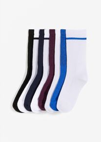 Calzini da tennis con fodera in spugna alla suola con cotone biologico (pacco da 8 paia) - Blu - Taglia 35-38 - bonprix