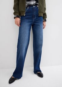 Jeans wide leg a vita alta - Blu - Taglia 44 - bonprix