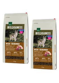 REAL NATURE WILDERNESS Maxi Adult Wide Savannah mit Wildschwein, Lamm & Ente 2x12 kg