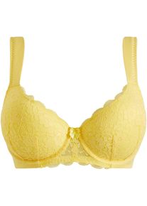 bonprix Femei Sutien vătuit cu bretele căptușite, galben, 85