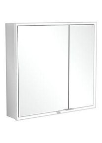 Villeroy & Boch Villeroy und Boch My View Now Einbau-Spiegelschrank A4568000 80 x 75 x 16,8 cm, LED-Beleuchtung, 2 Türen, mit Sensorschalter