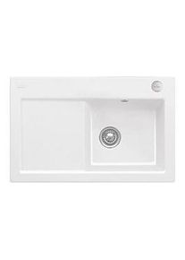 Villeroy & Boch Villeroy und Boch Subway Flächenbündige Spüle 67142FKG Becken rechts, mit Ablaufgarnitur und Exzenterbetätigung, Snow White