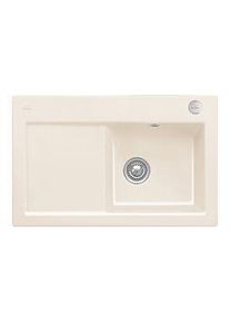 Villeroy & Boch Villeroy und Boch Subway Flächenbündige Spüle 67142FKR Becken rechts, mit Ablaufgarnitur und Exzenterbetätigung, Crema