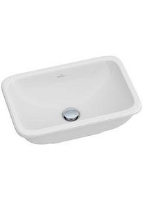 Villeroy & Boch Villeroy und Boch Loop & friends Einbau-Waschtisch 61451001 51 x 34 cm, weiß, ohne Hahnlochbank, mit Überlauf